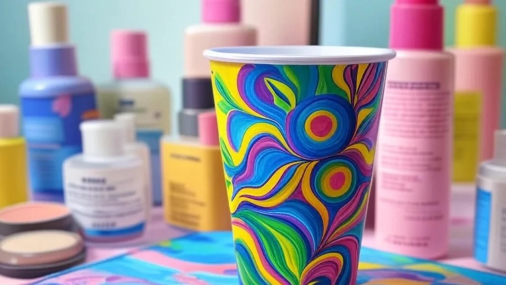 Kreasi Unik: Mengubah Gelas Plastik Bekas Menjadi Tempat Skincare Fungsional
