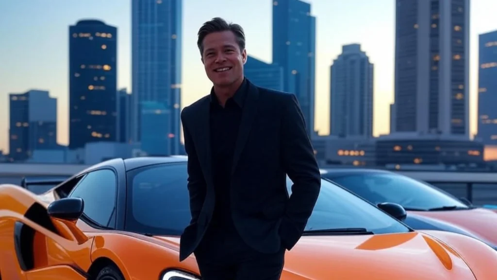 Brad Pitt Bawa McLaren ke Pusat Perhatian Dunia Otomotif
