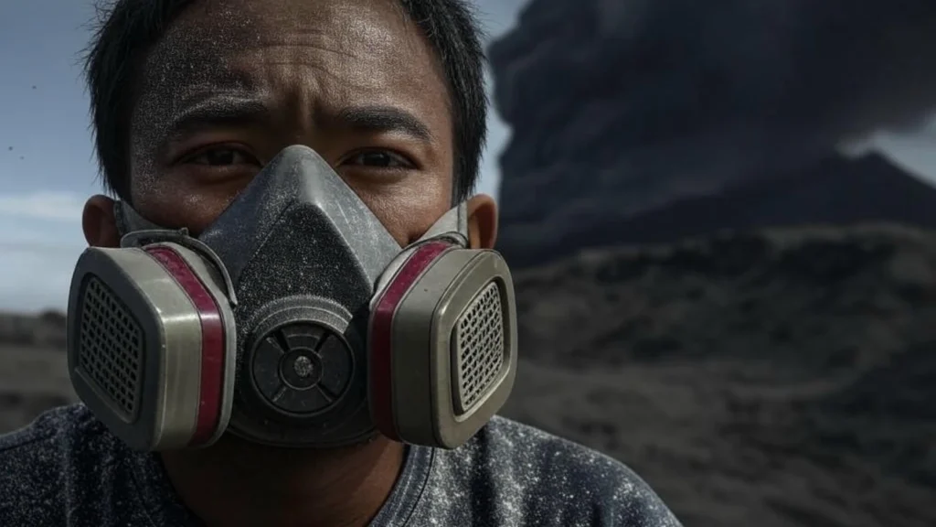 Ketahui Perbedaan Masker Biasa dan Respirator Saat Erupsi Gunung Berapi