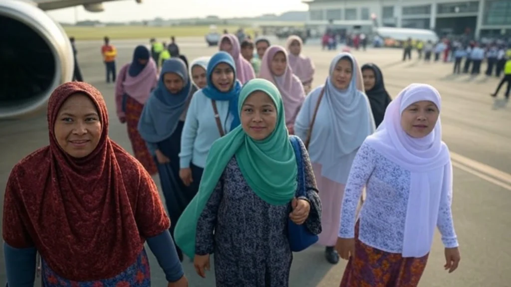 Jamaah Haji Depok Mengalami Pendaratan Darurat di Kualanamu