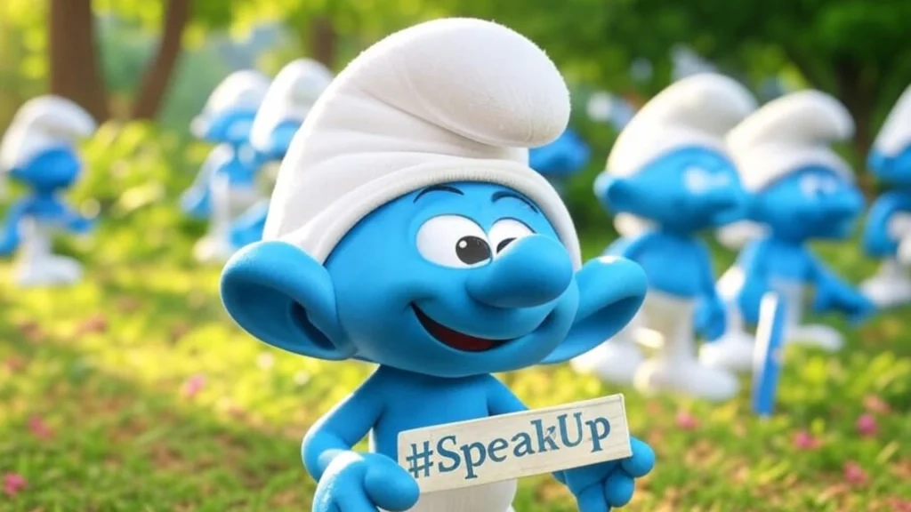Kedatangan Si Biru dalam Film #SpeakUp: Hiburan dengan Misi Sosial