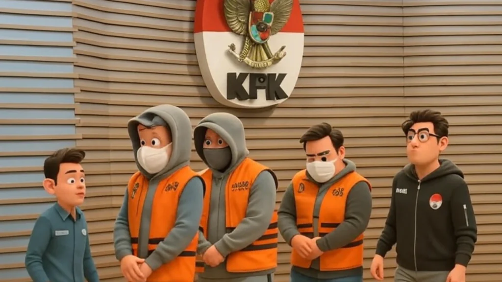 KPK Rancang Aturan Larangan Penutup Wajah untuk Tersangka Korupsi
