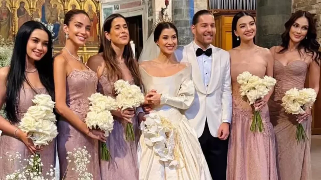 Pernikahan Romantis Millane Fernandez dan Max Kordek di Italia