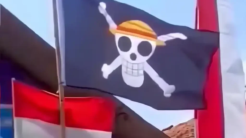 Satpol PP Jakarta Awasi Pengibaran Bendera One Piece Jelang HUT RI ke-80