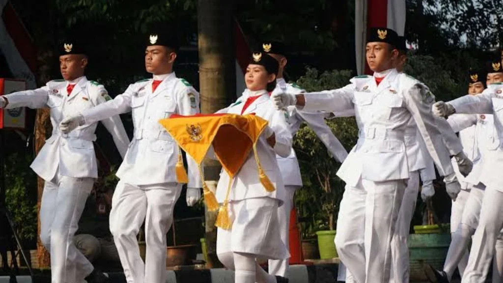 Pengukuhan Anggota Paskibraka 2025 di Istana Negara