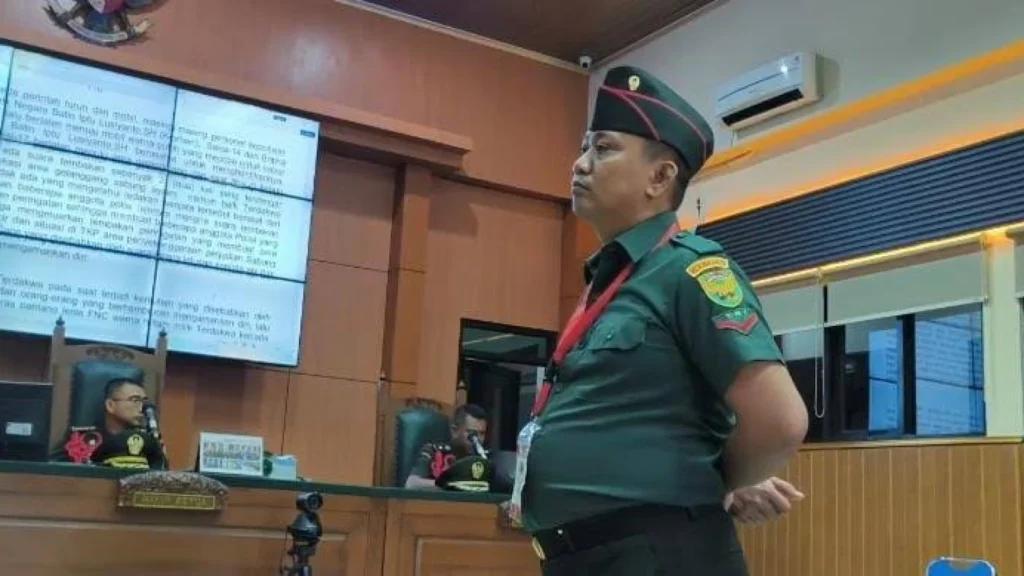 Kopda Basarsyah Dijatuhi Vonis Mati Atas Pembunuhan Tiga Anggota Polisi